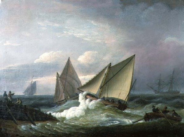 Un día ventoso de Thomas Luny