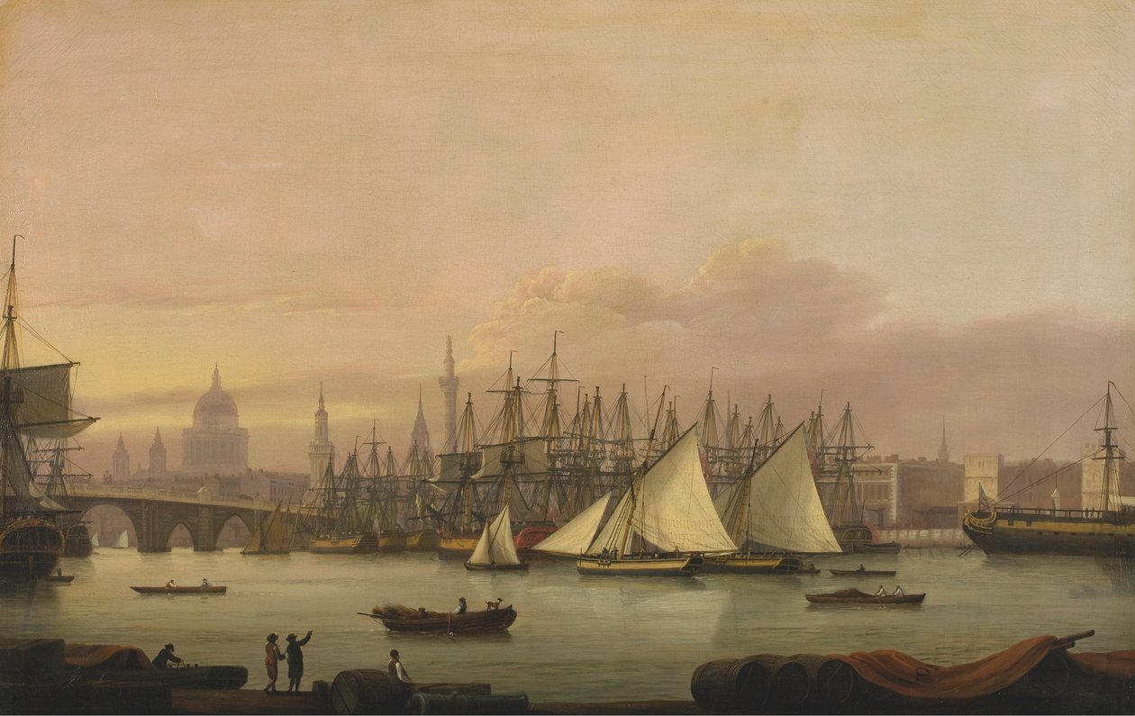 Puerto de Londres de Thomas Luny