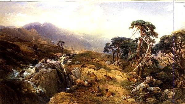 Ben Venue en los Trossachs de Thomas Miles Richardson