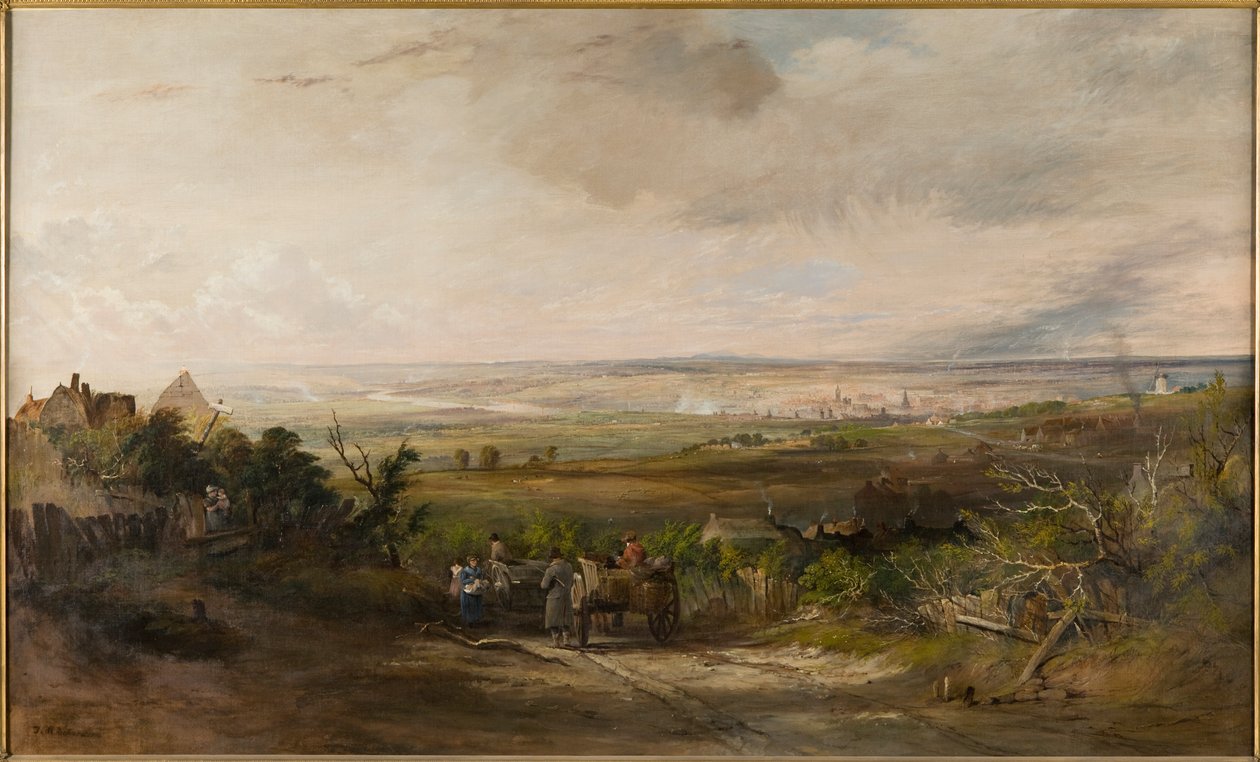 Newcastle desde Gateshead Fell, c.1816 de Thomas Miles Richardson