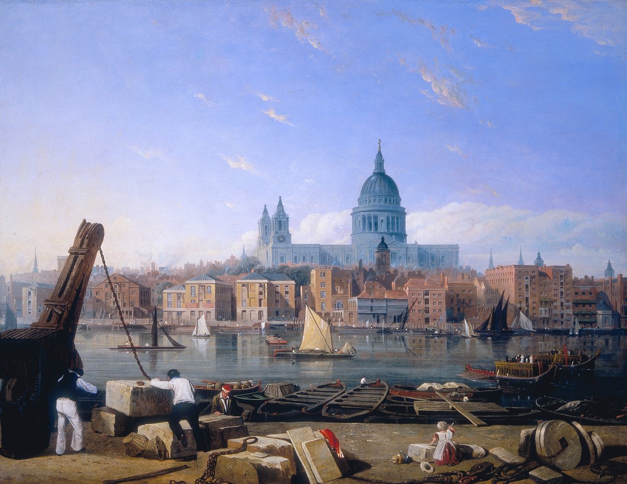 La Ciudad desde Bankside de Thomas Miles Richardson I