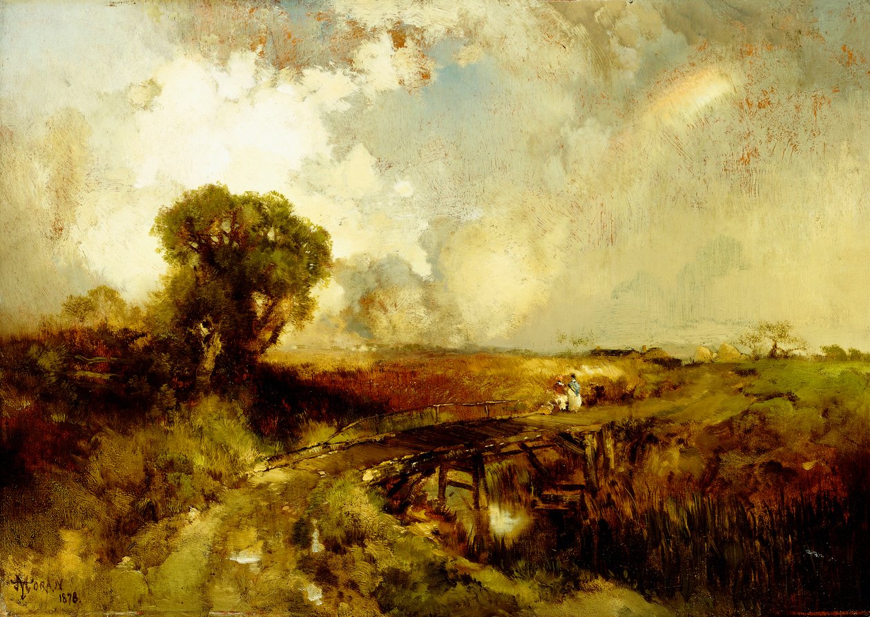 Una ducha de verano de Thomas Moran