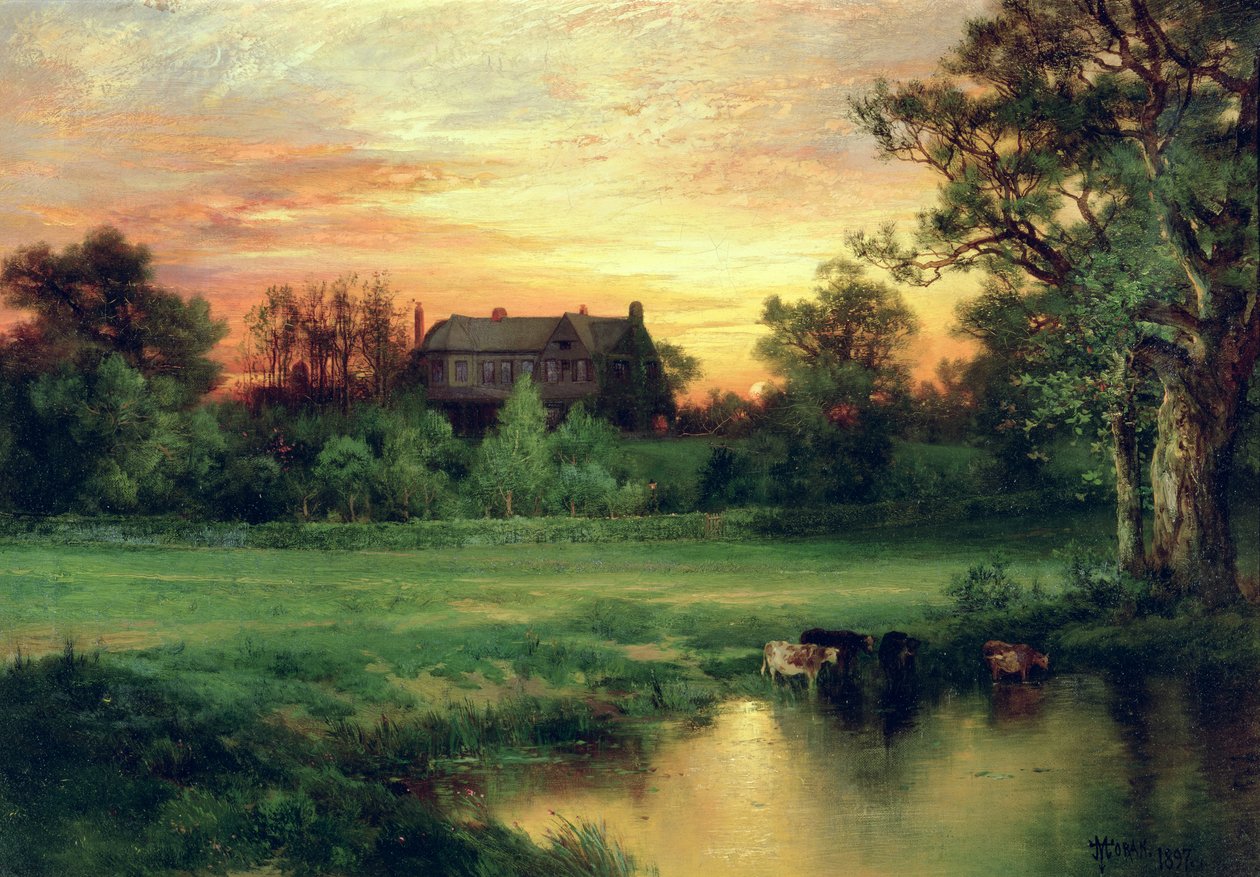 Easthampton, Long Island de Thomas Moran