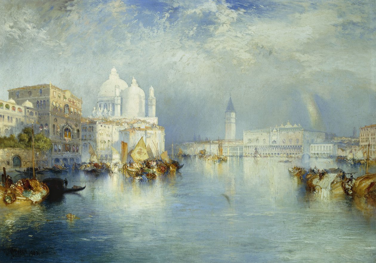 Gran Canal, Venecia, 1903 de Thomas Moran