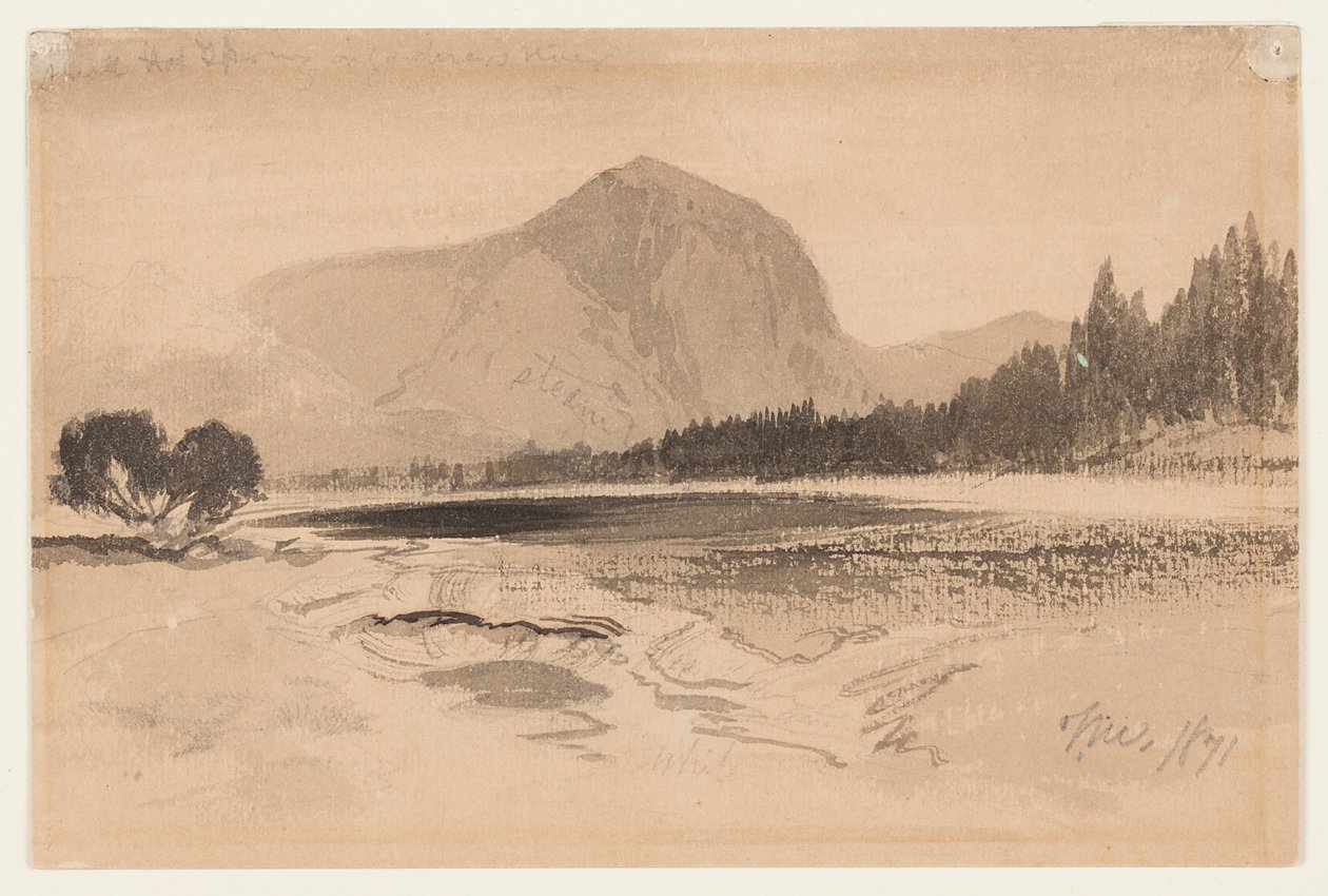 Manantial en el Río del Jardinero de Thomas Moran