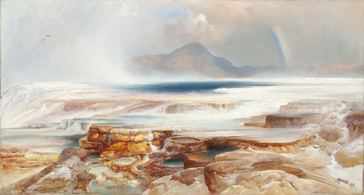 Aguas termales de Yellowstone de Thomas Moran