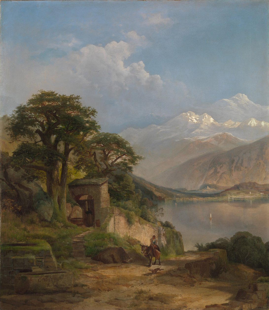 Lago de Como, 1867 de Thomas Moran