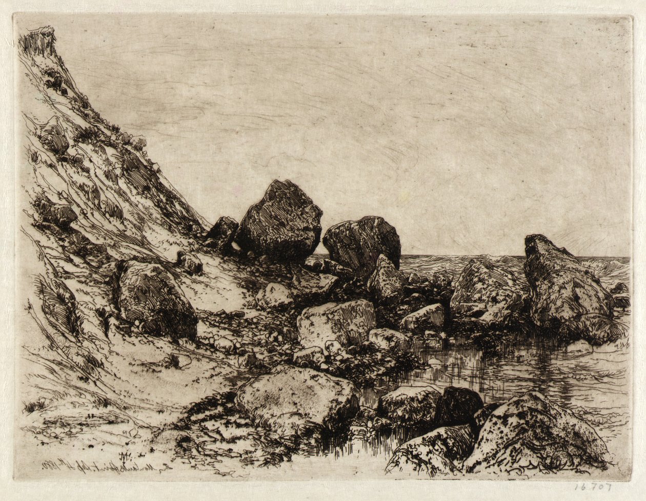 Punta Montauk de Thomas Moran