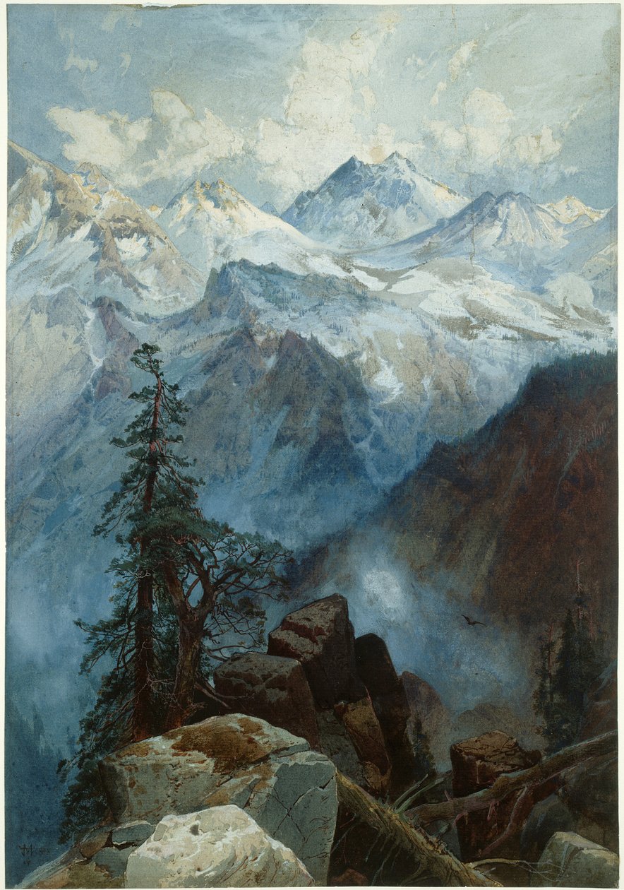 Cima de las Sierras de Thomas Moran