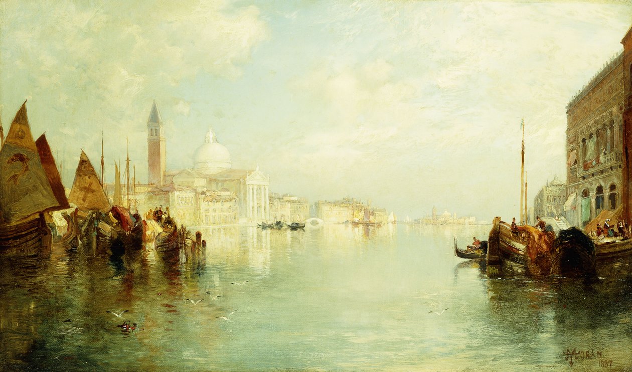 El Gran Canal, 1887 de Thomas Moran