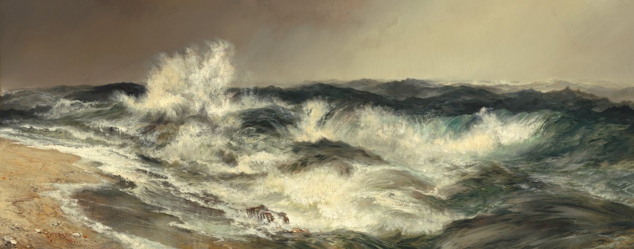 El Mar Muy Resonante, 1884 de Thomas Moran