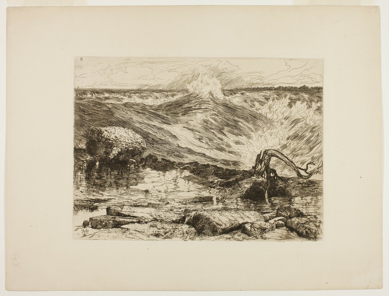 Los rápidos del Niágara de Thomas Moran
