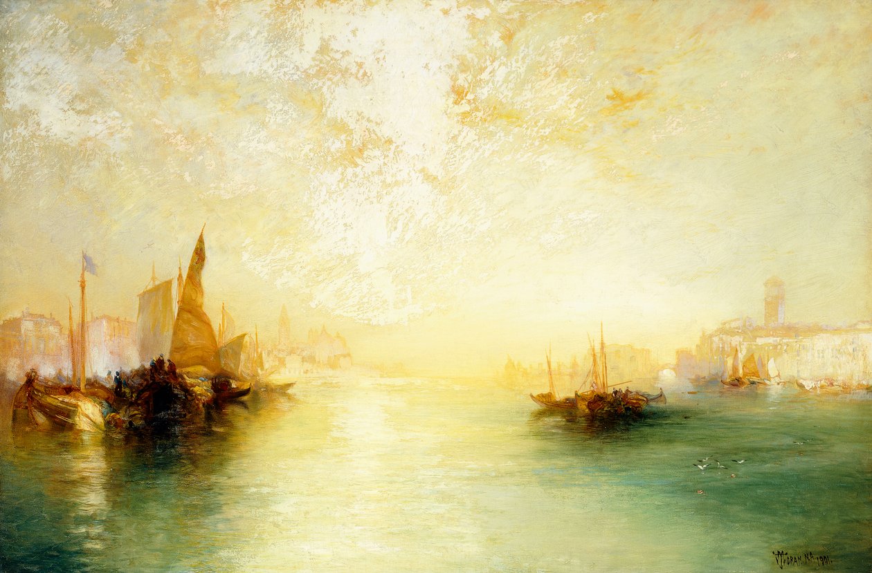 Venecia, 1909 de Thomas Moran