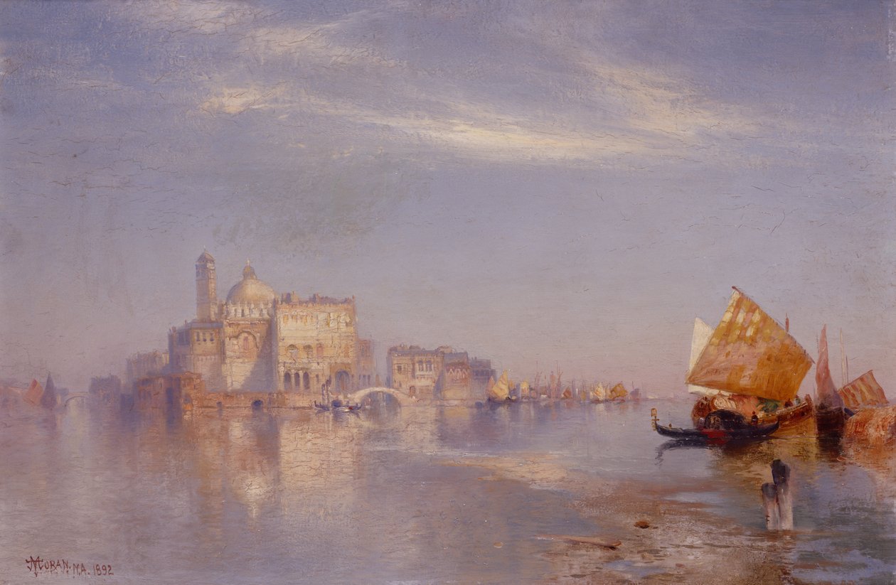 Vista de Venecia de Thomas Moran