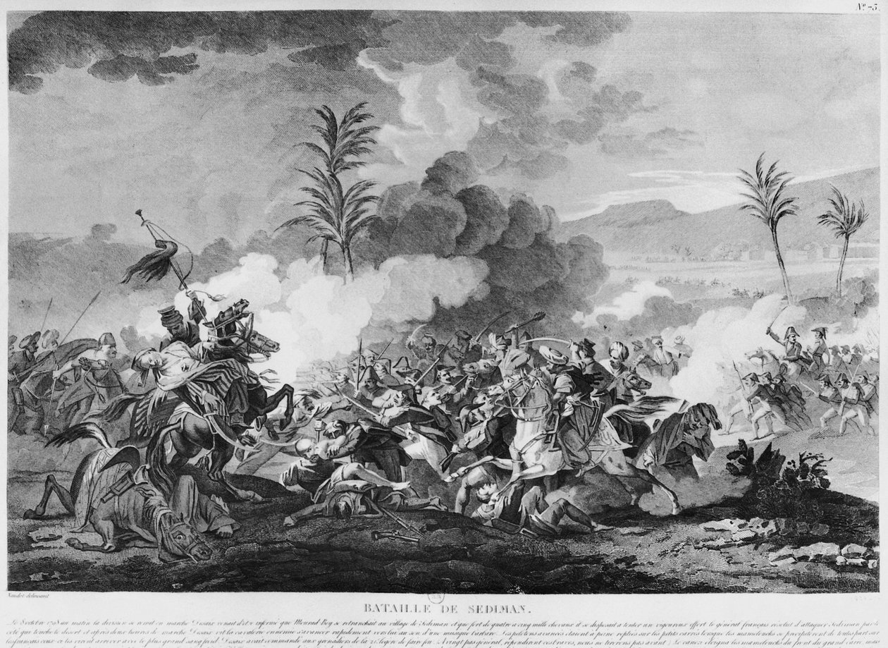 Batalla de Sediman el 8 de octubre de 1798 de Thomas Naudet