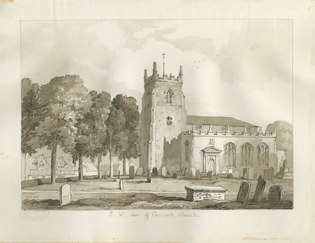 Iglesia de Cannock de Thomas Peploe Wood