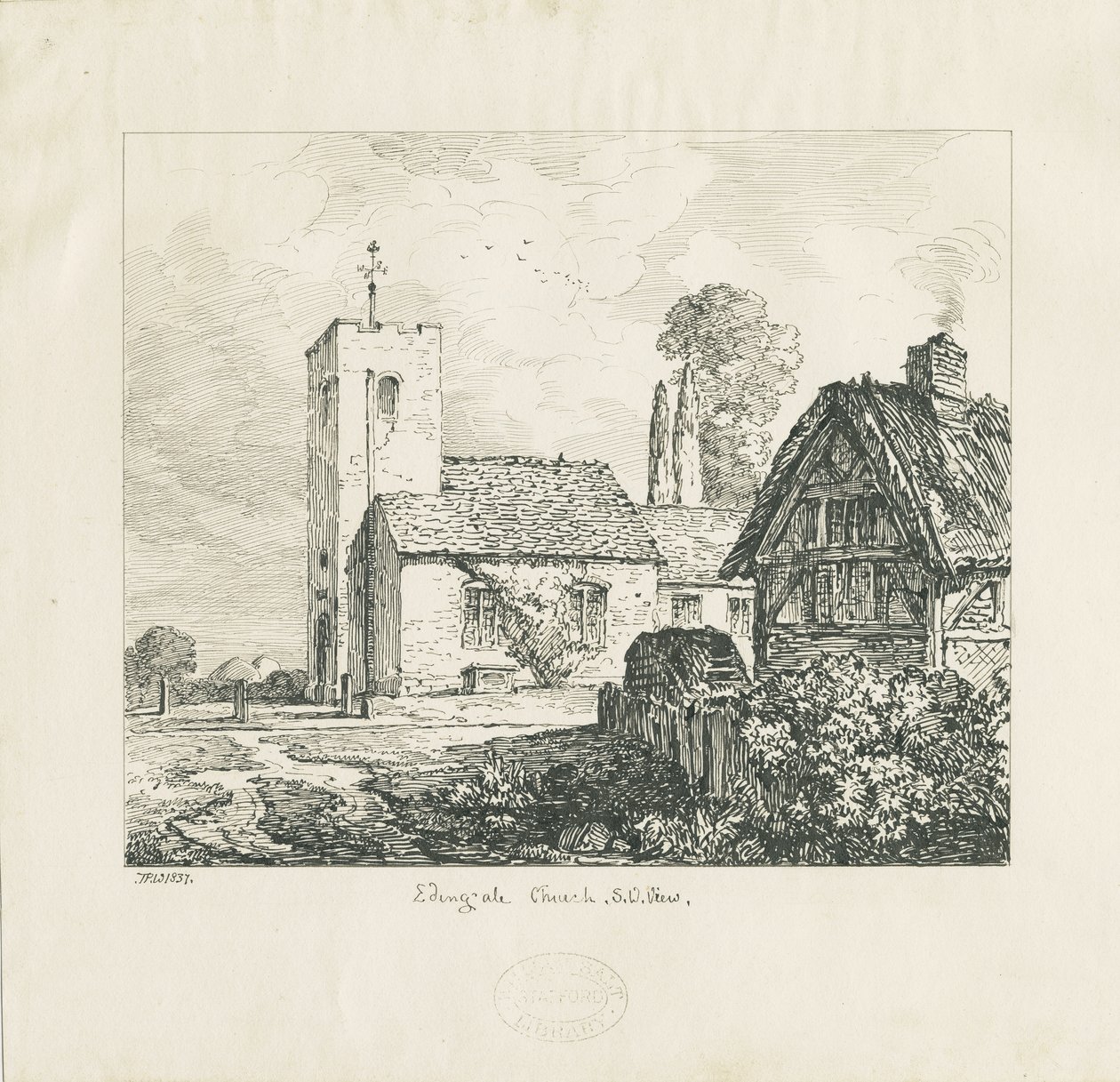 Iglesia de Edingale de Thomas Peploe Wood