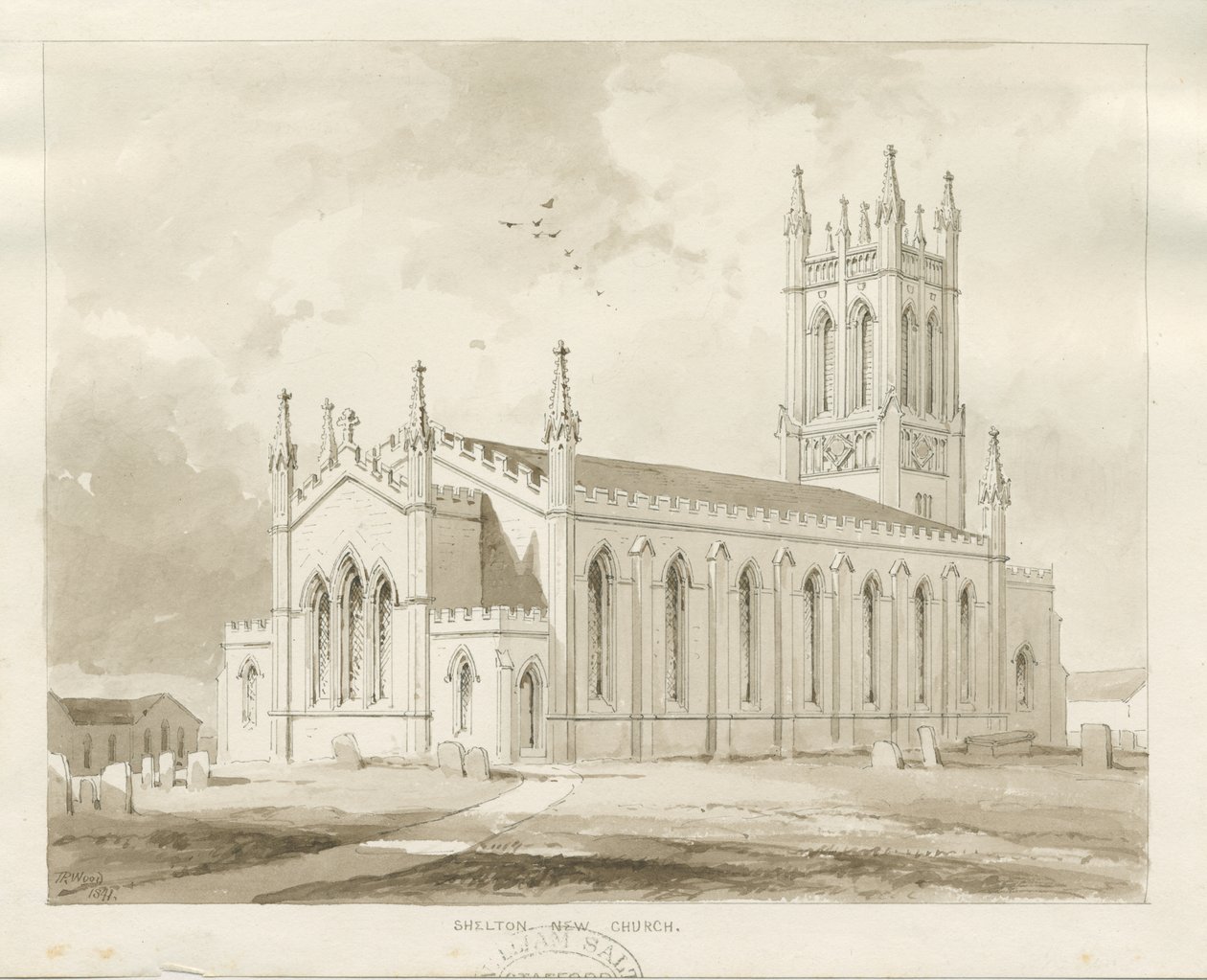 Iglesia de Shelton de Thomas Peploe Wood