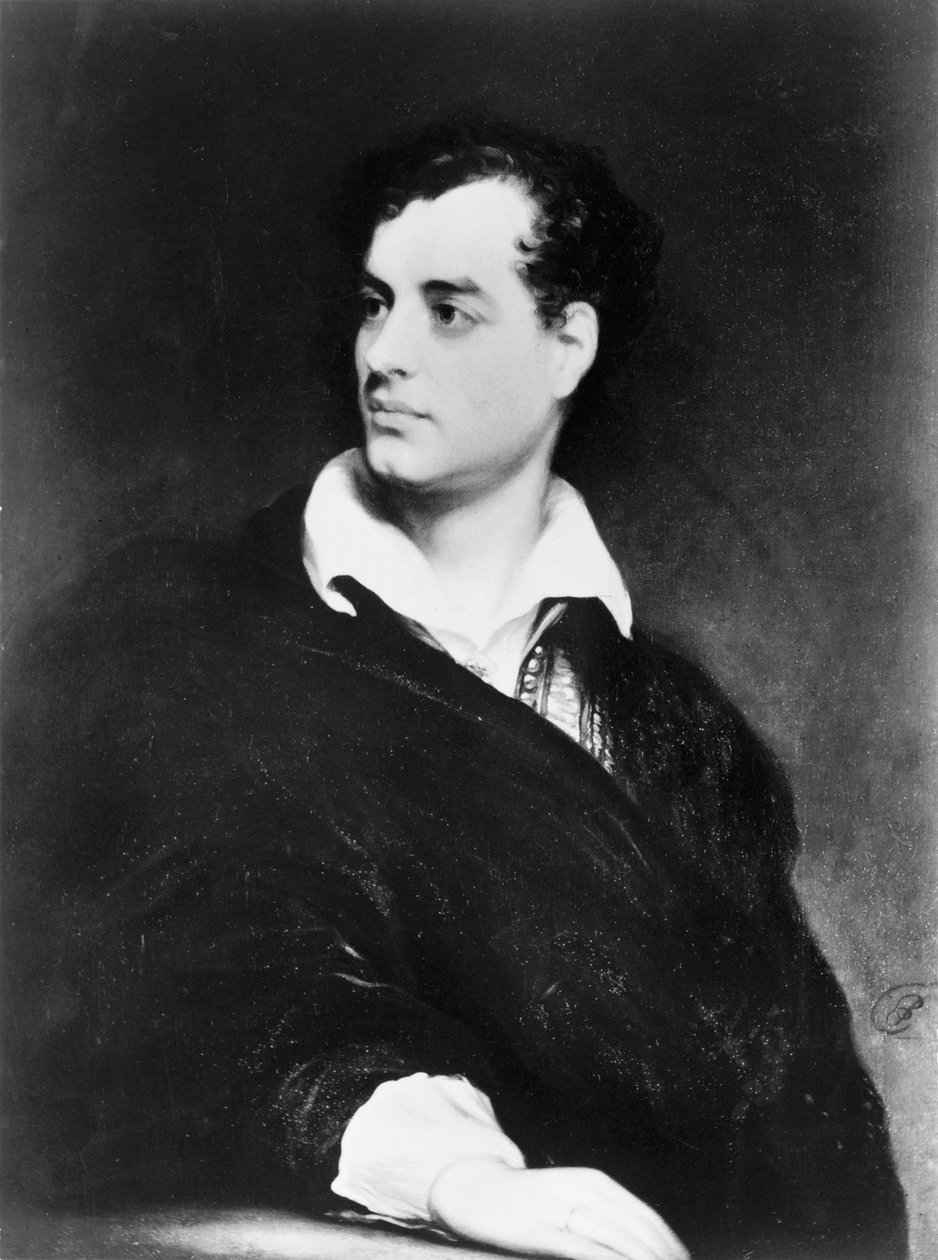 Lord Byron, poeta romántico inglés, 1814 de Thomas Phillips