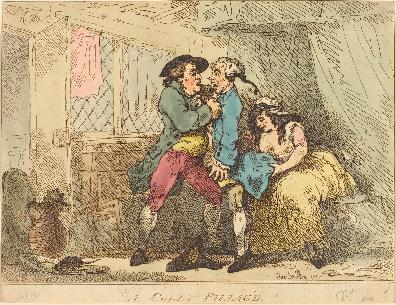 Un tonto saqueado de Thomas Rowlandson