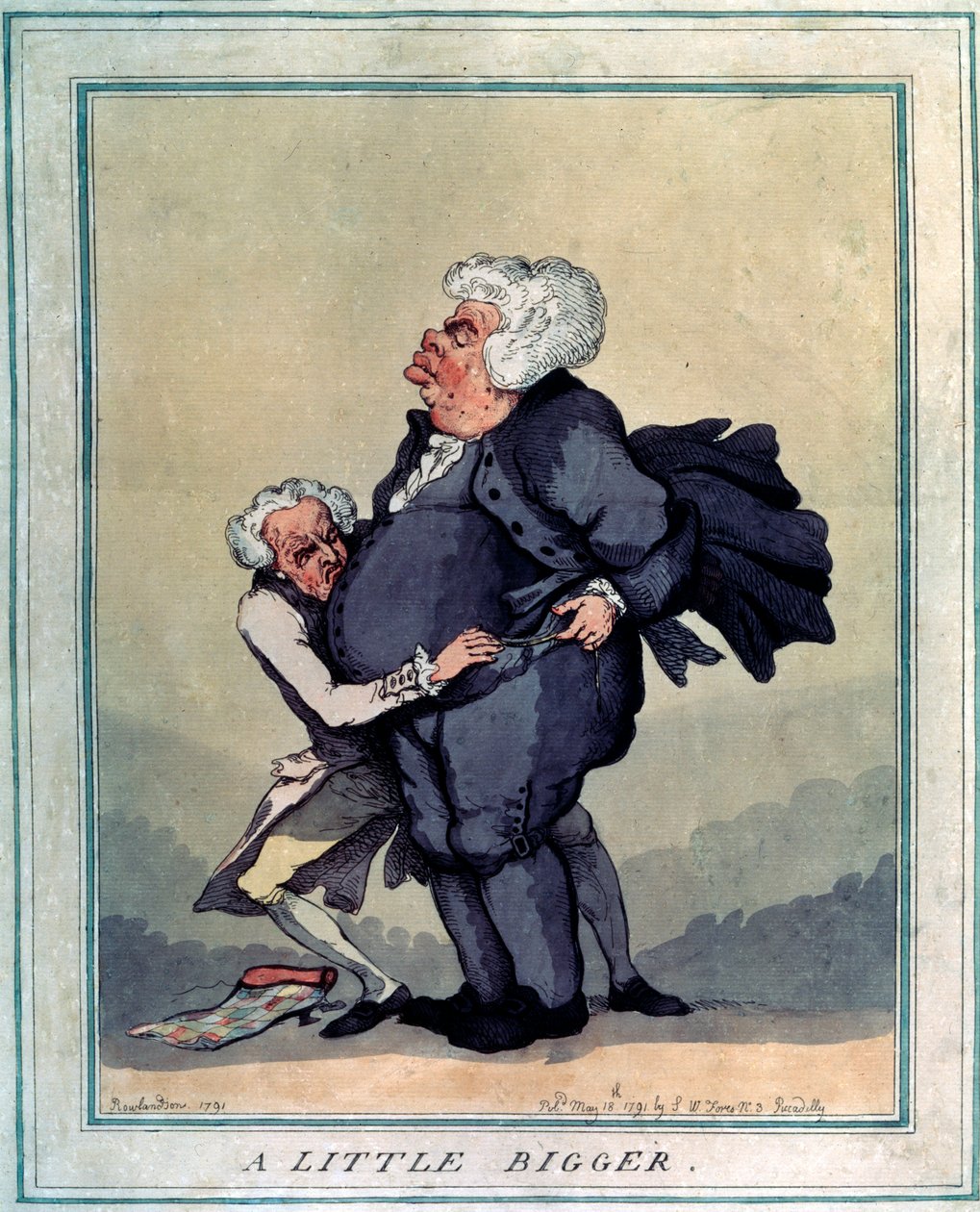 Un poco más grande, 1791 de Thomas Rowlandson