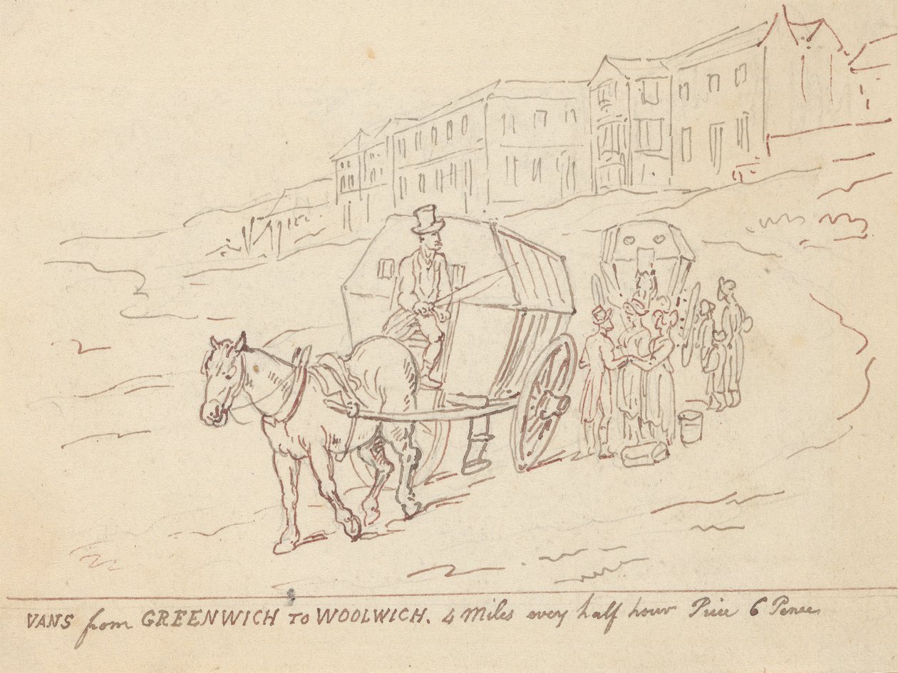 Dibujo del álbum de Thomas Rowlandson