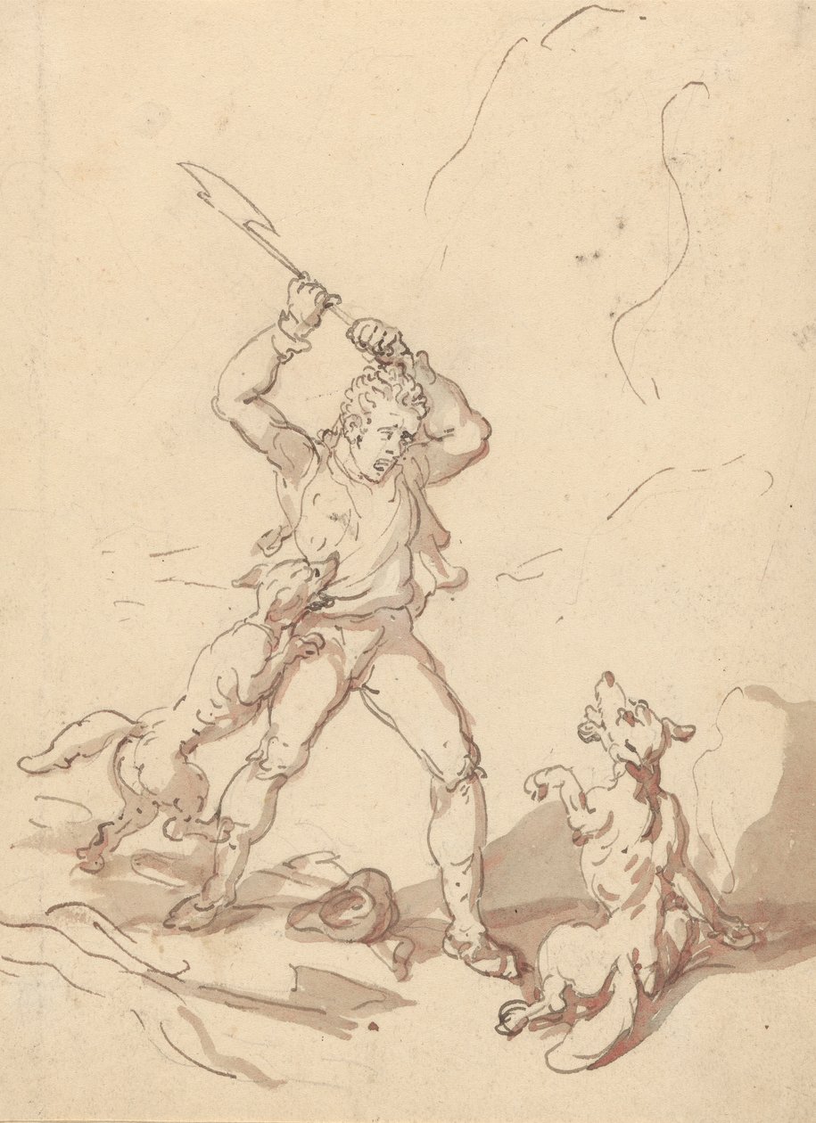 Dibujo del álbum de Thomas Rowlandson
