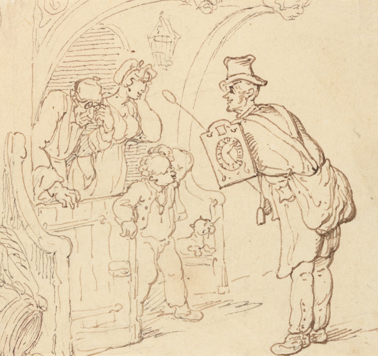 Dibujo del álbum de Thomas Rowlandson