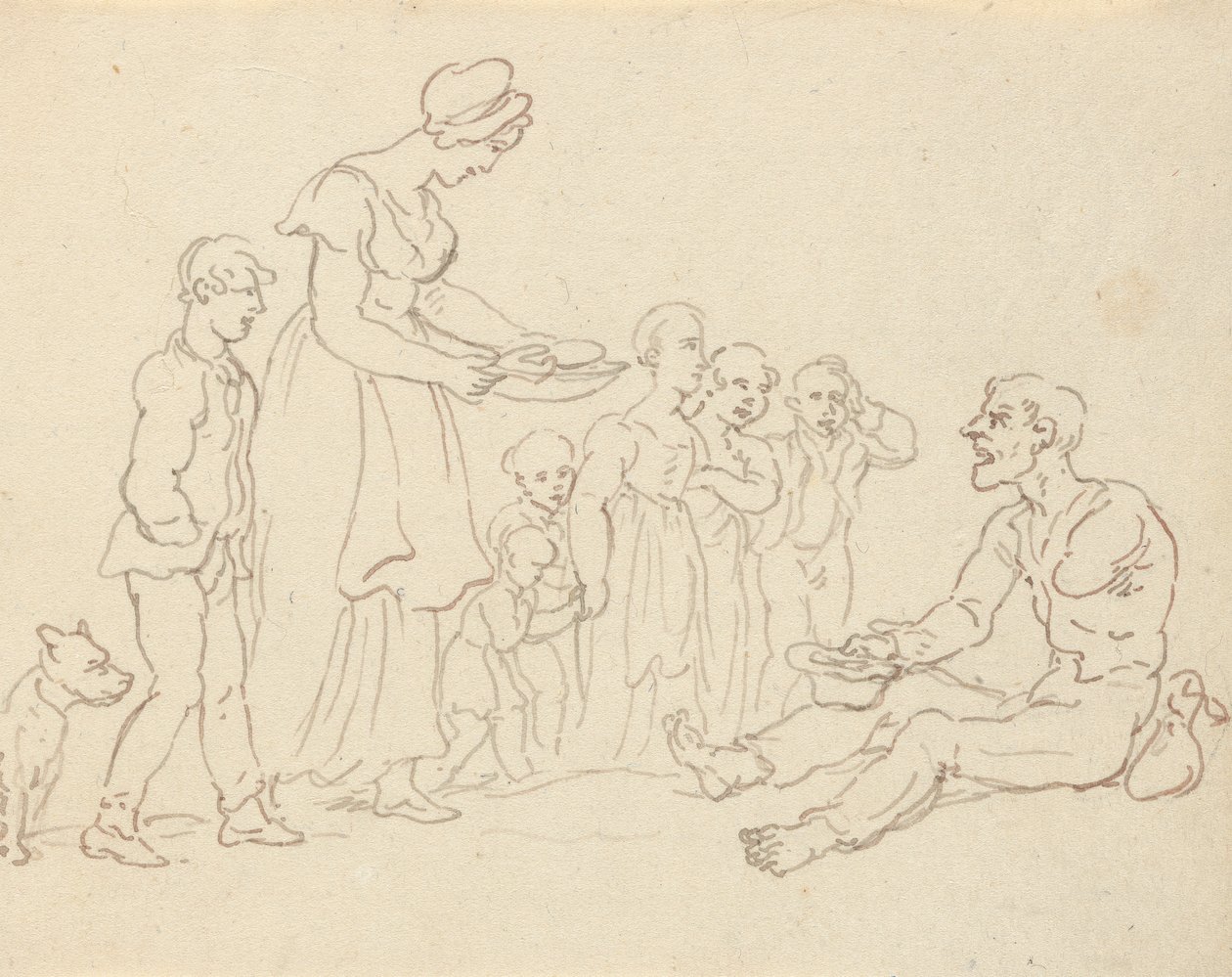 Dibujo del álbum de Thomas Rowlandson
