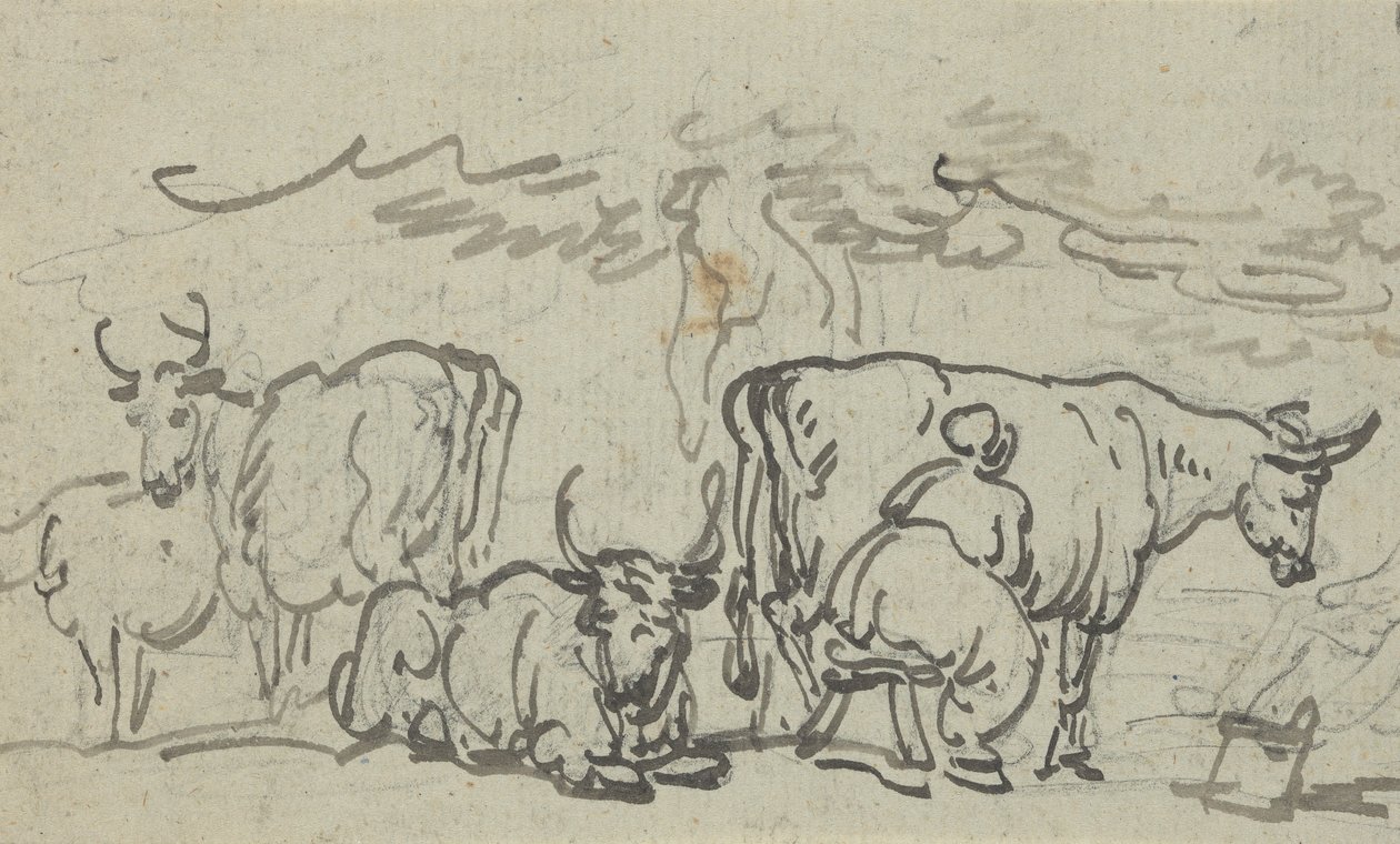 Dibujo del álbum de Thomas Rowlandson