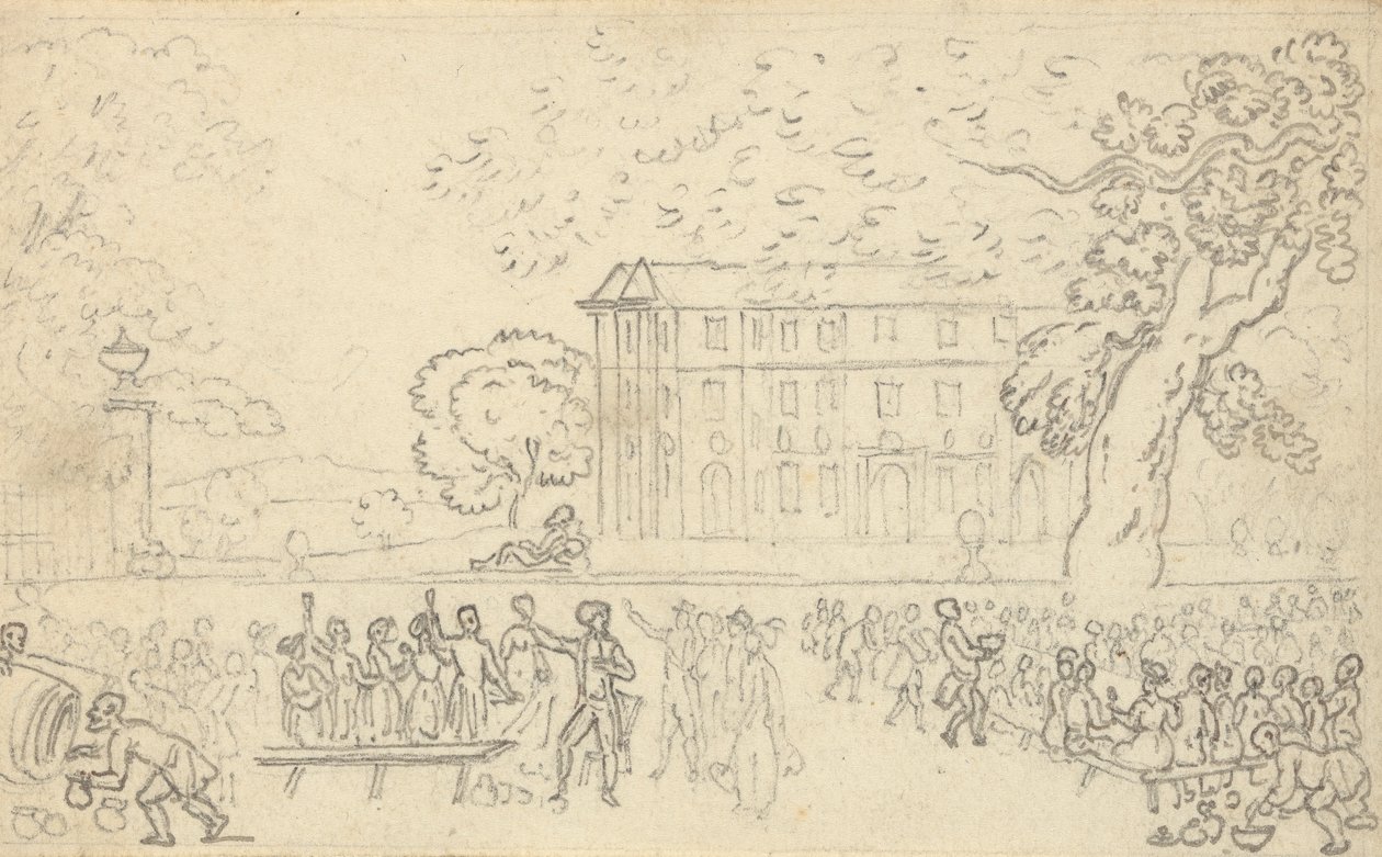 Dibujo del álbum de Thomas Rowlandson