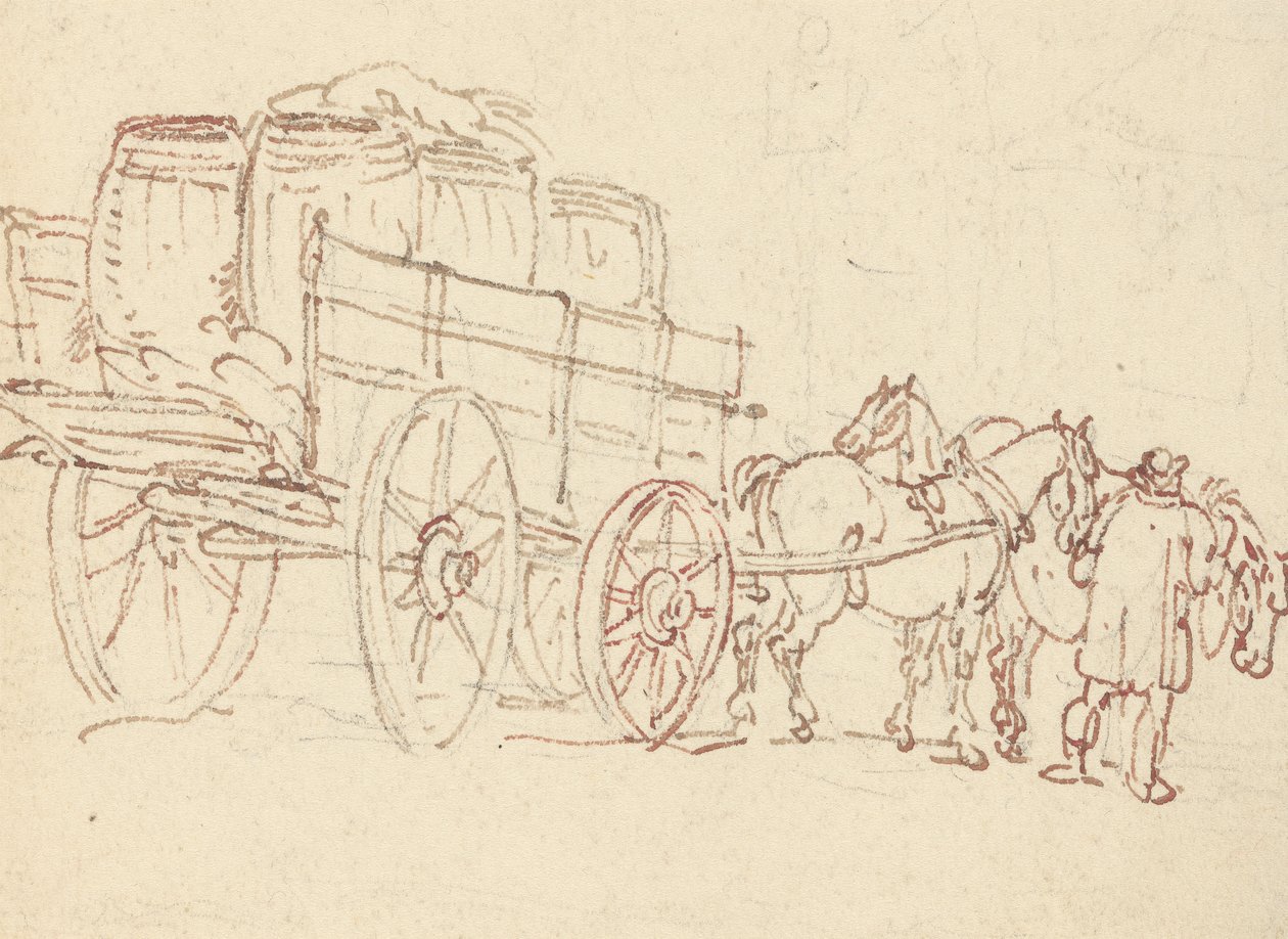 Dibujo del álbum de Thomas Rowlandson
