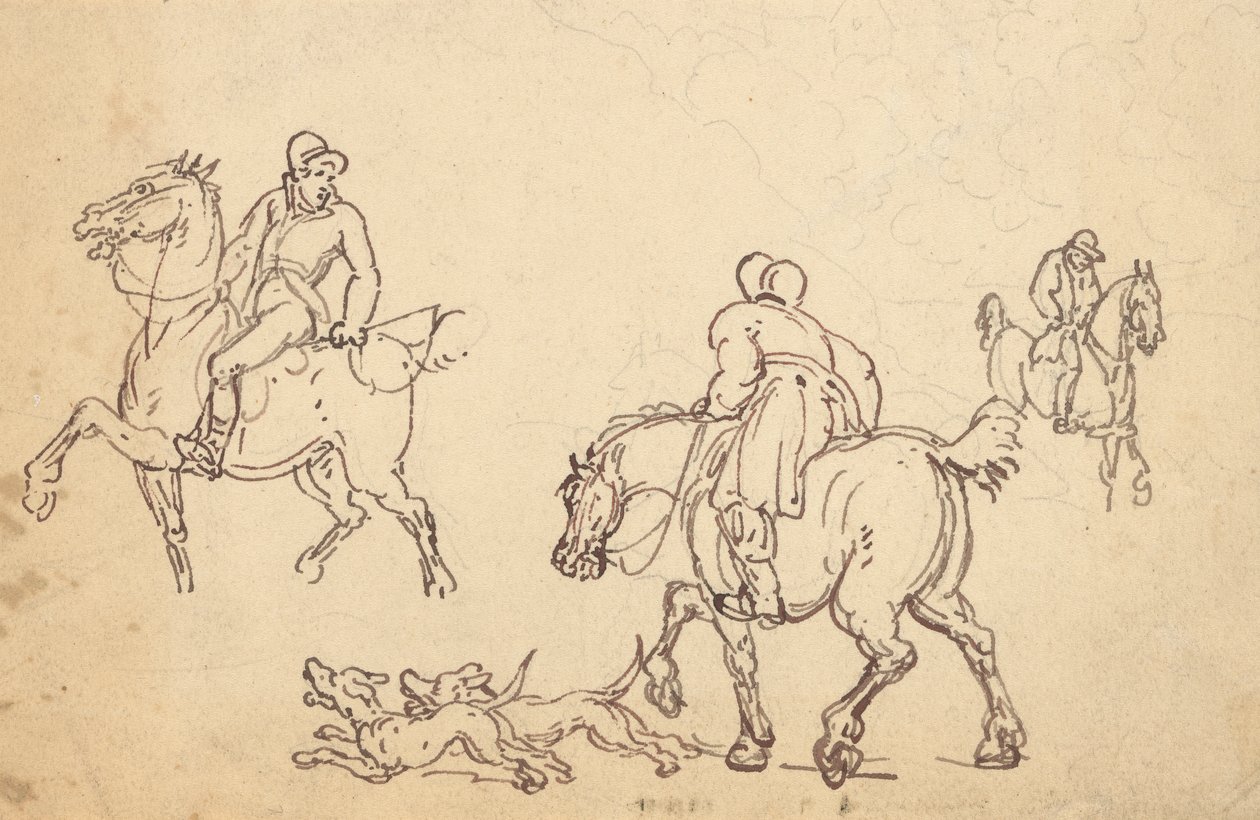 Dibujo del álbum de Thomas Rowlandson