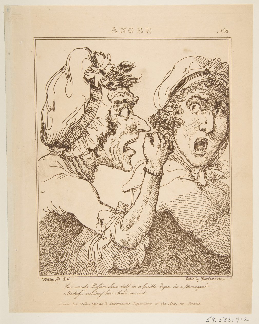 Ira de Thomas Rowlandson