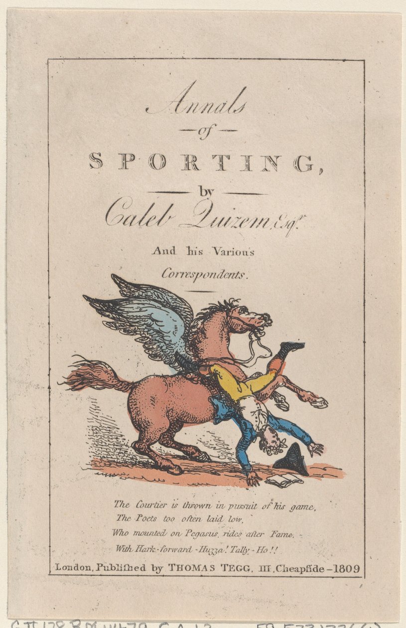 Anales de Deportes de Thomas Rowlandson