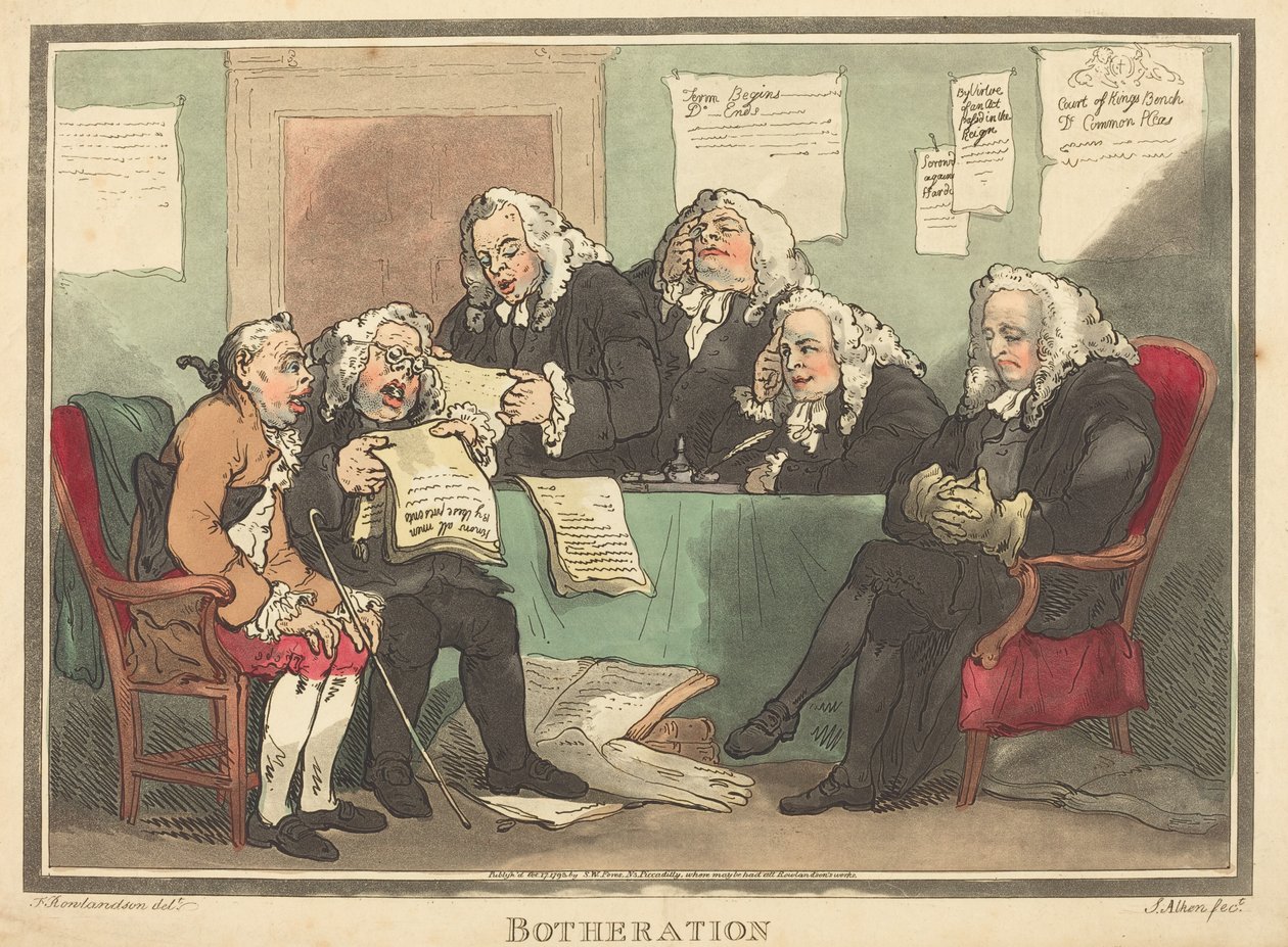Molestia de Thomas Rowlandson