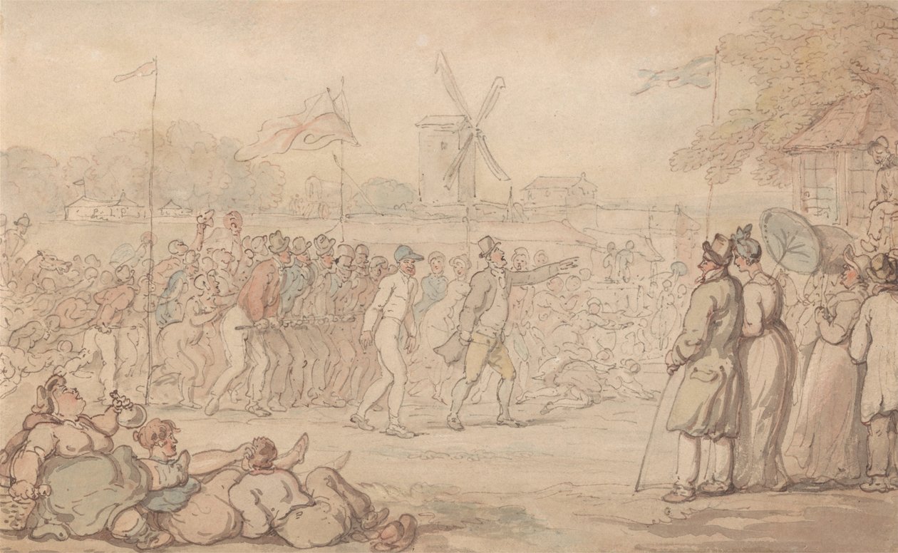 Partido de Rally del Capitán Barclay - El Final de Thomas Rowlandson