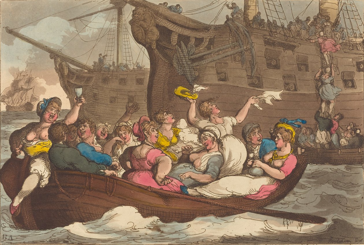 Ganado no asegurable, publicado en 1809 de Thomas Rowlandson