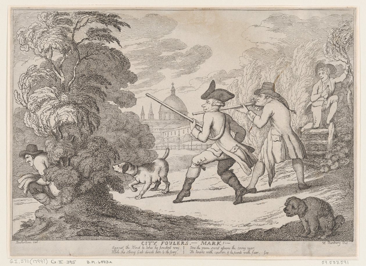 City Foulers-Mark!, 1799 de Thomas Rowlandson