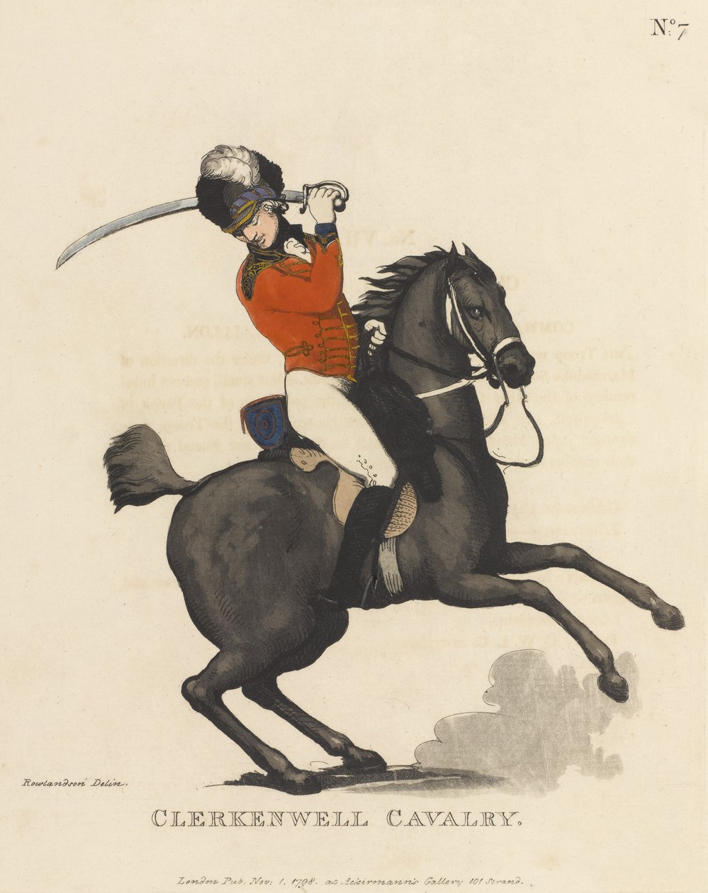 Caballería de Clerkenwell, c.1799 de Thomas Rowlandson