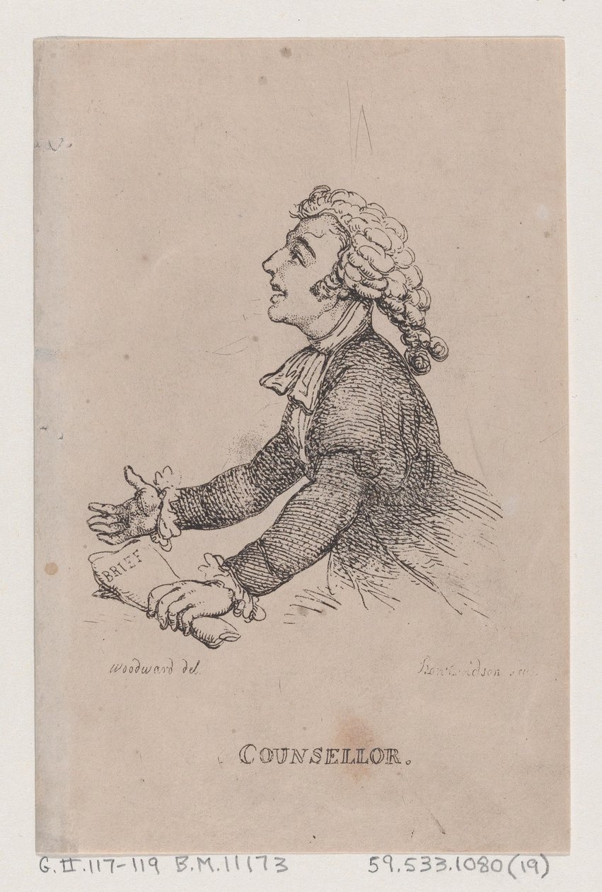 Consejero, 1808 de Thomas Rowlandson