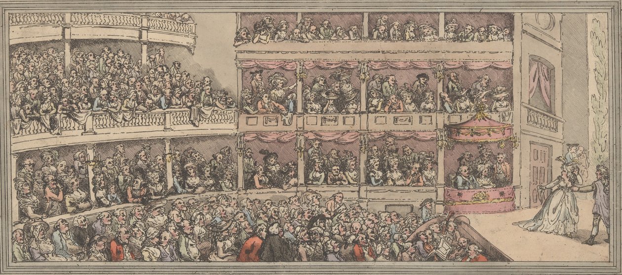Teatro de Covent Garden, 1792 de Thomas Rowlandson