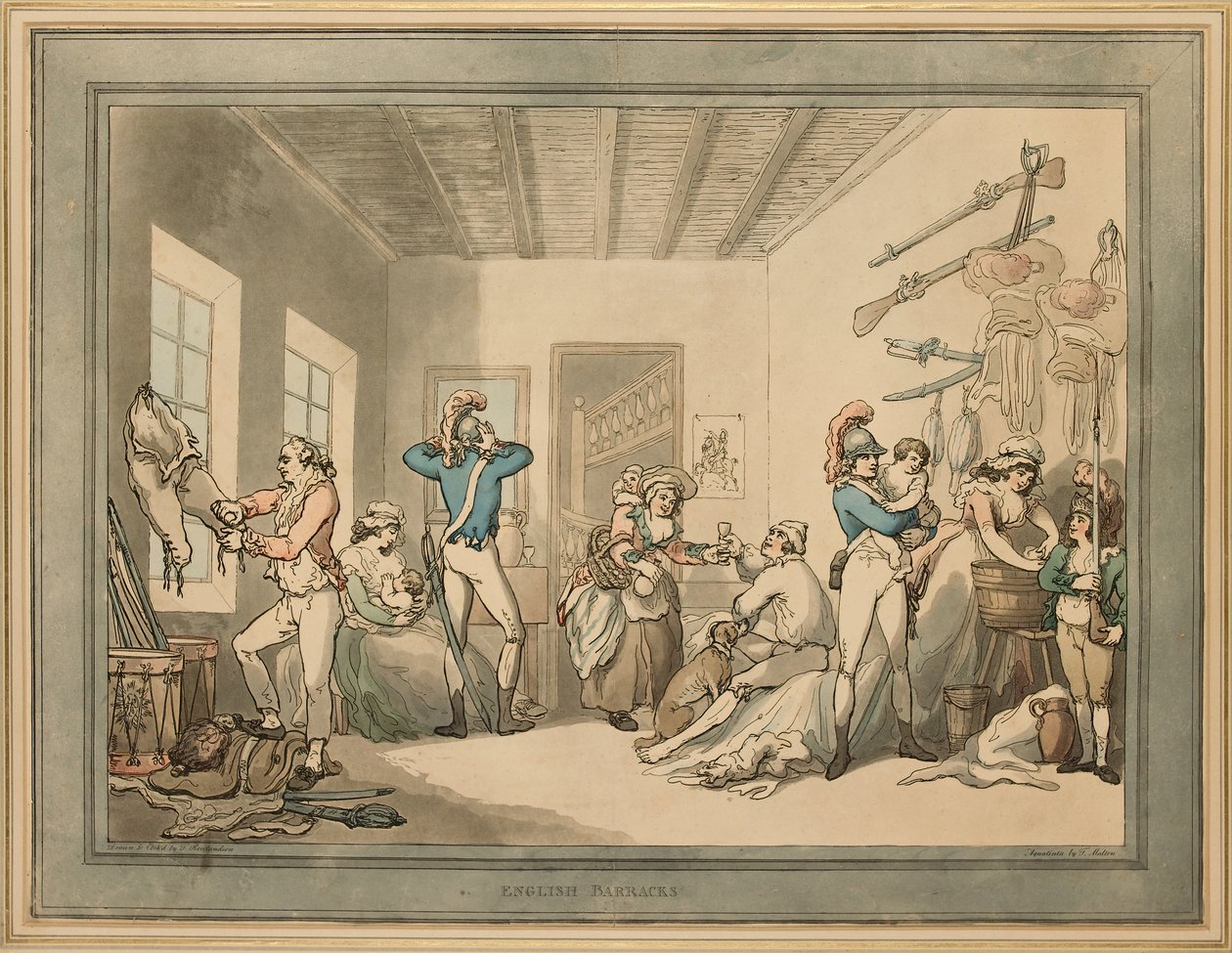 Cuarteles ingleses, 1788 de Thomas Rowlandson