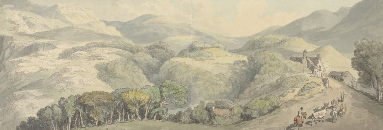 Entrada a Festiniog, Gales de Thomas Rowlandson