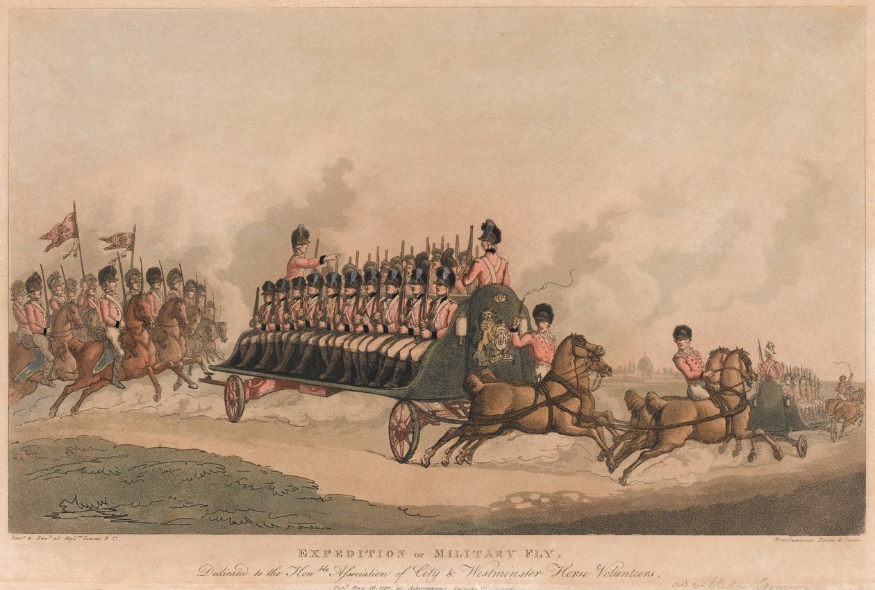 Expedición de la Mosca Militar de Thomas Rowlandson