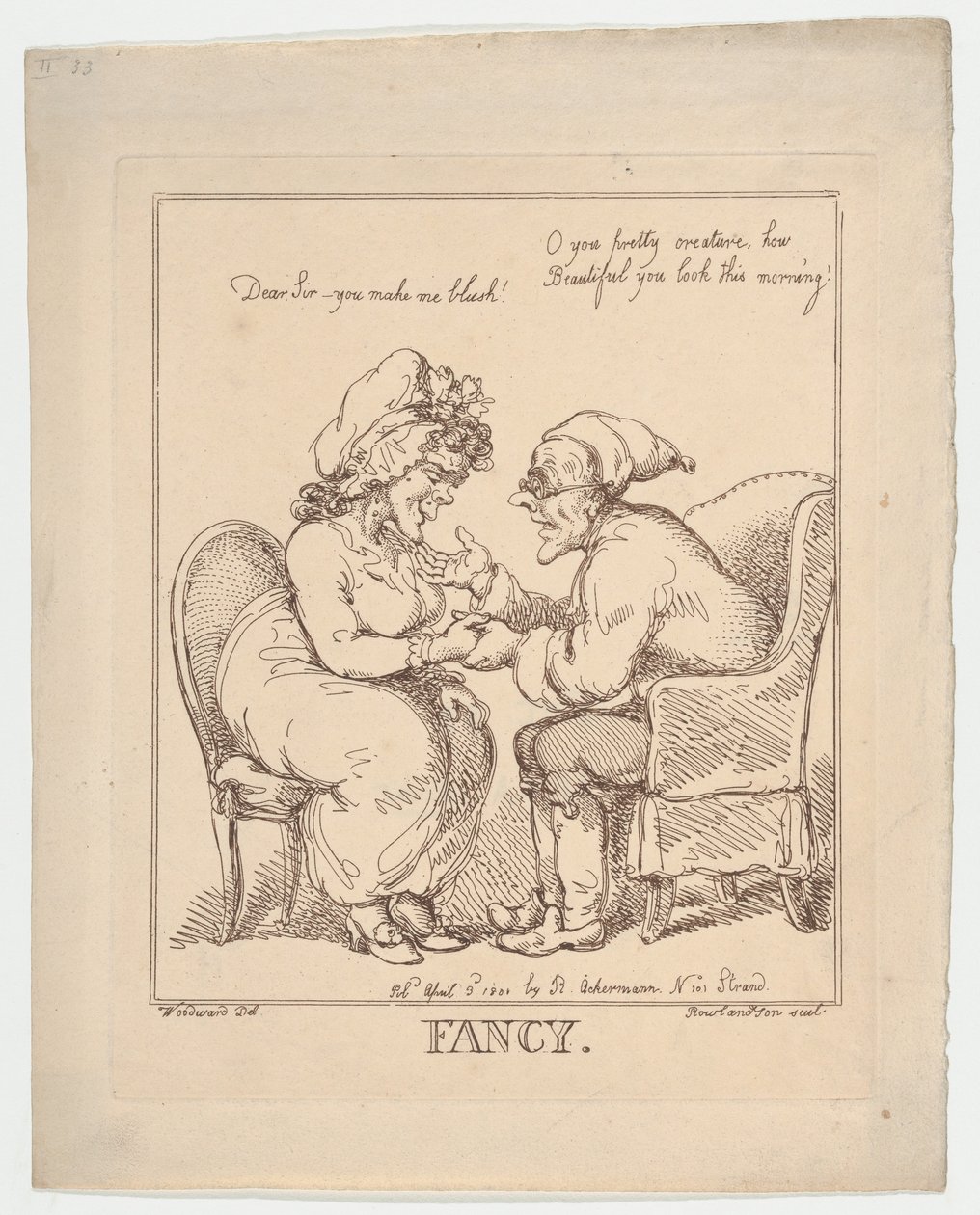 Fantasía, 20 de julio de 1801 de Thomas Rowlandson
