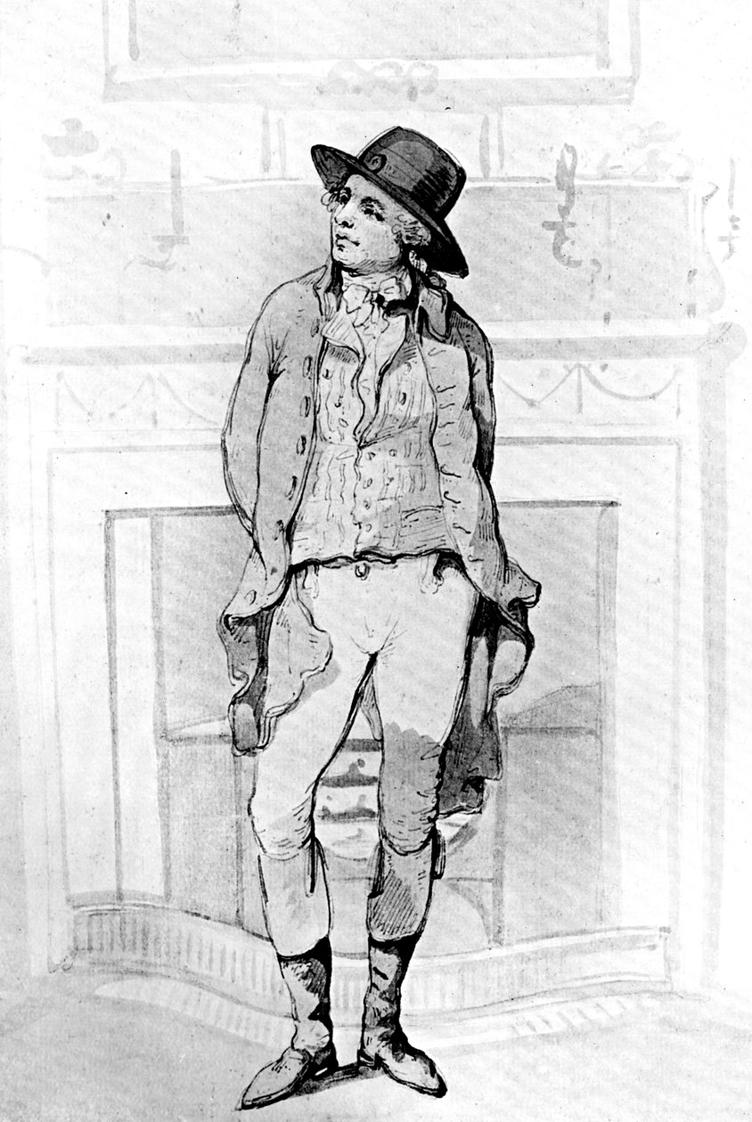 George Morland, 1786 de Thomas Rowlandson