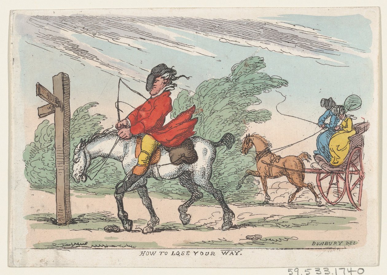 Cómo perderse, 1803-1815 de Thomas Rowlandson