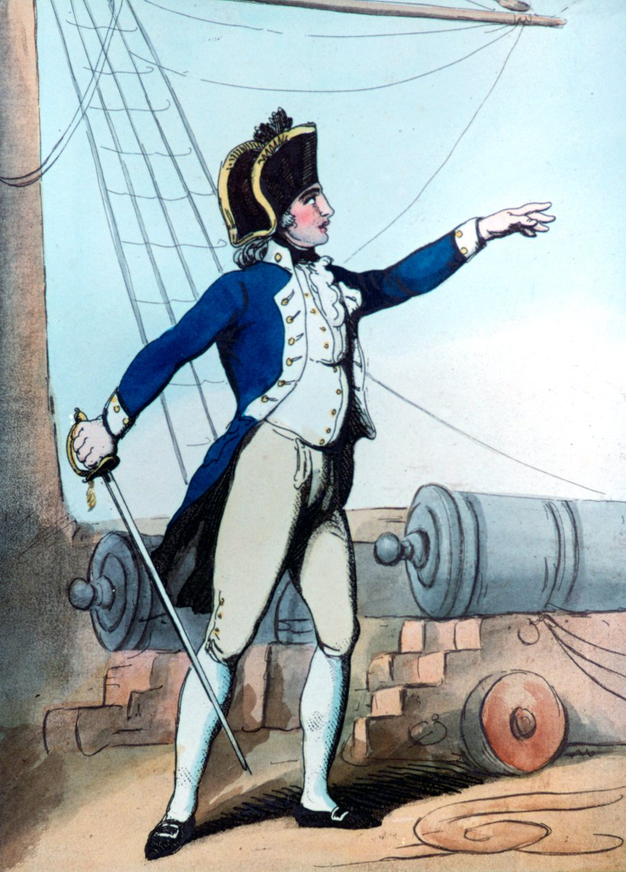 Teniente, 1799 de Thomas Rowlandson