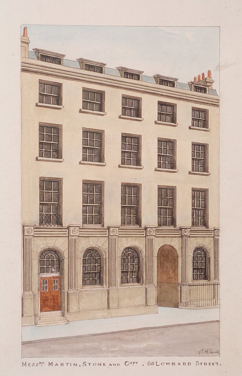 Calle Lombard, Londres de Thomas Rowlandson